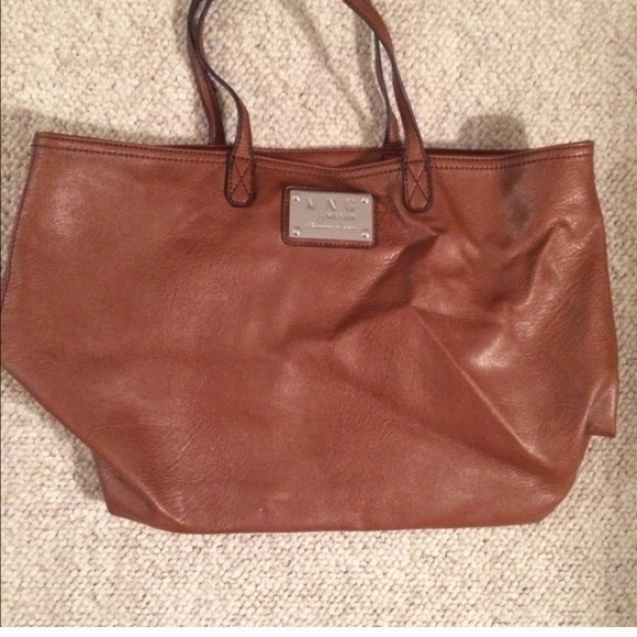 Brown tote bag