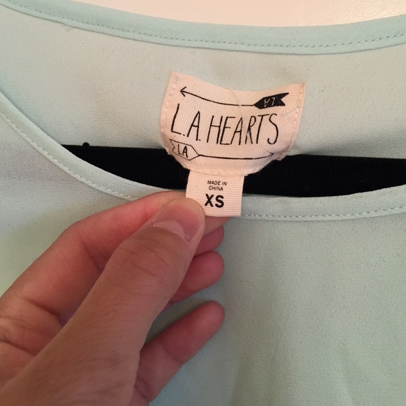 Mint Blue Crop Top - Picture 2 of 4