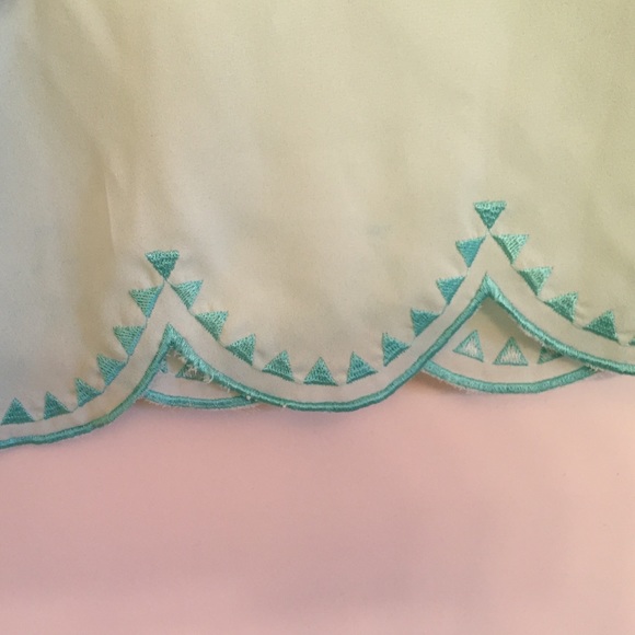 Mint Blue Crop Top - Picture 3 of 4