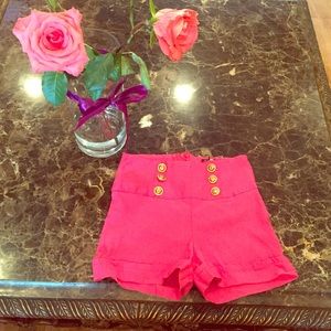 HOT PINK HIGH WAISTED SHORTS💕