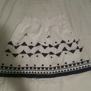 Cute white J. Crew skirt