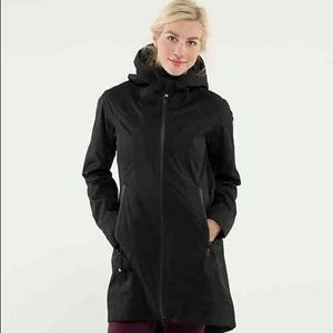 RARE- lululemon Right As Rain Jacket Blk - 8