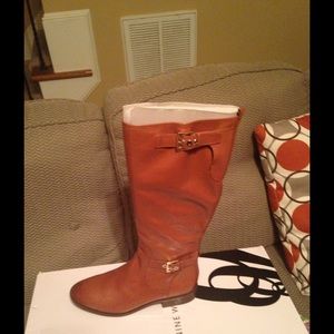 Nine West Bringit Leather Riding Boot! Never worn