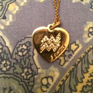 Juicy necklace "Aquarius" sign