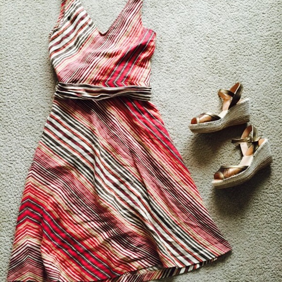 Zara Woman Dresses & Skirts - Stunning fit and flare  linen dress unique