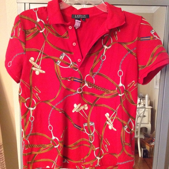 Ralph Lauren Equestrian Theme top