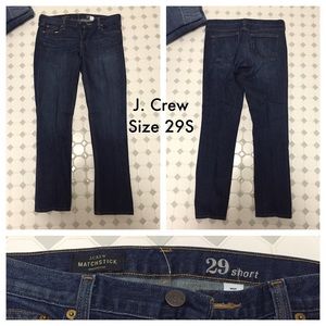 J. Crew Matchstick Denim