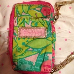 Lilly Pulitzer phone wristlet