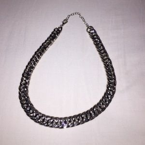 Silver chain necklace