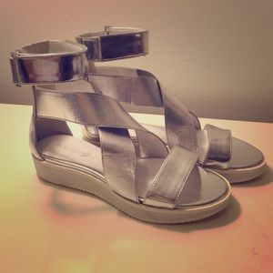 Boutique 9 Metallic Silver Sandals