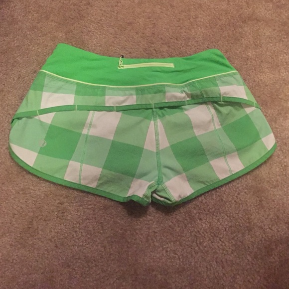 Beautiful Frond Gingham Lulu Speed shorts