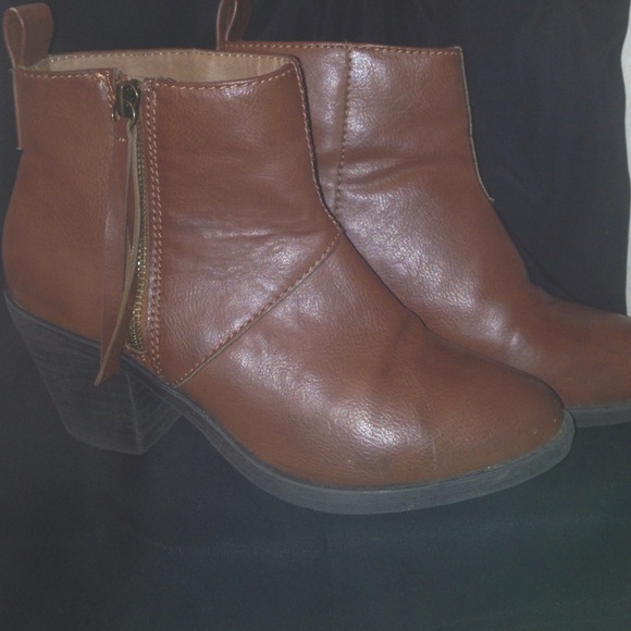 brown booties