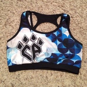 Cheer athletics sports bra