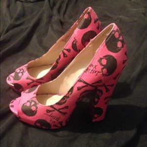 Betsey Johnson Skull Heels