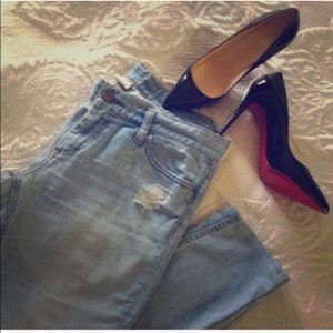 Size 27 banana republic skinny boyfriend jeans