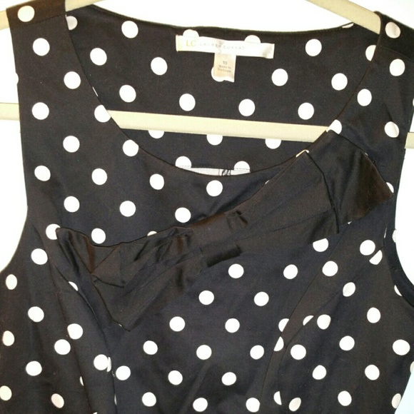 LC Lauren Conrad Polka dot dress