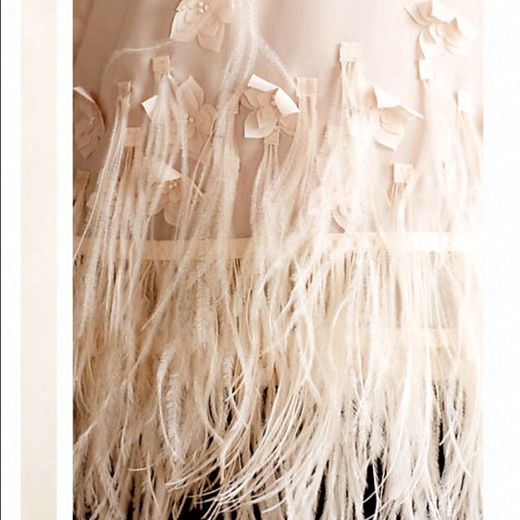 Anthropologie Feathered Fringe Blouse XXS - Picture 4 of 4