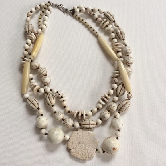 Auth. Chan Luu semi precious multistrand necklace