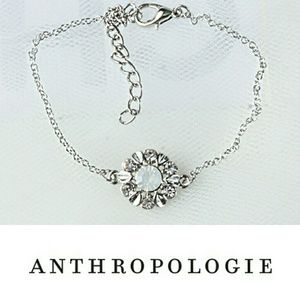 Delicate Opalescent Flower Bracelet