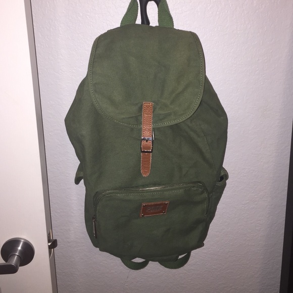 Army Green Victoria Secret BackPack