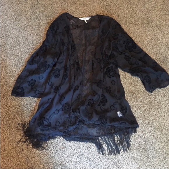 Black kimono