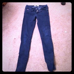 Hollister dark wash skinny jeans