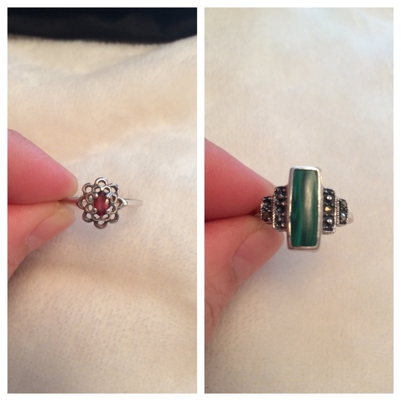 🎀RESERVED🎀@dna3065 Two sterling rings