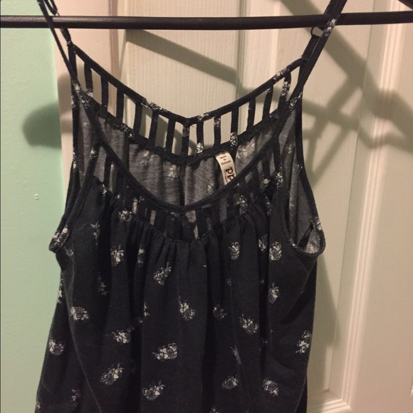 ELEPHANT PRINT CAGED CAMI