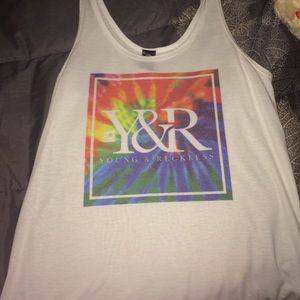 Young and reckless tank top