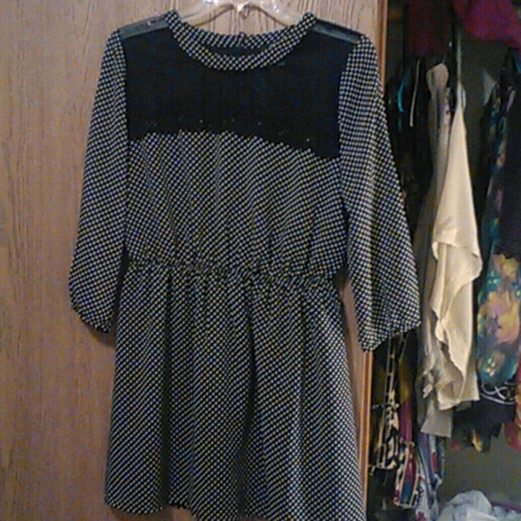 Classy polka dot dress