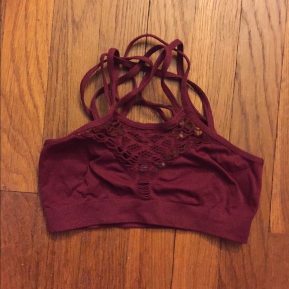 LF Maroon Bralette