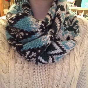 Cowl neck infinity scarf