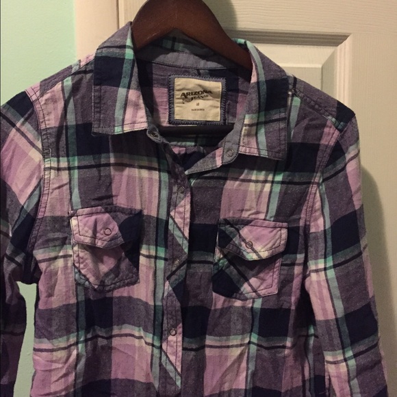 PURPLE PLAID SHIRT