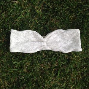Aerie white lace bandeau