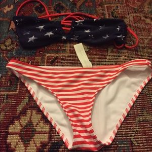 Cute american flag bikini