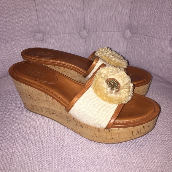 Coach clog sandals