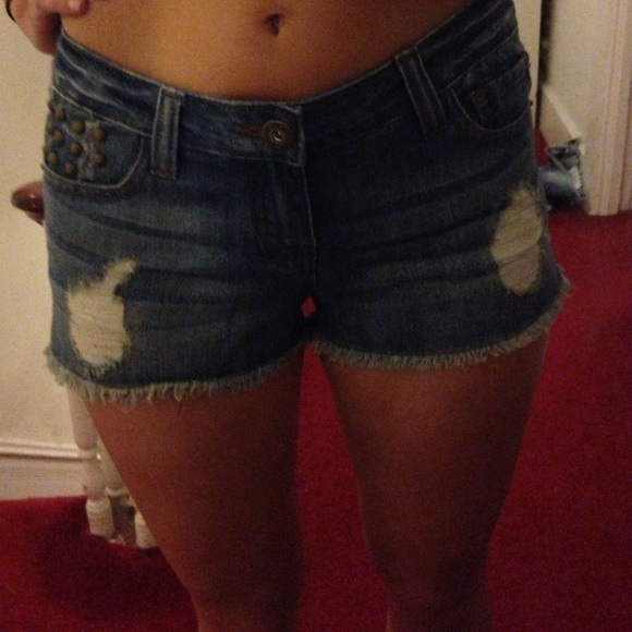 High waisted shorts size S