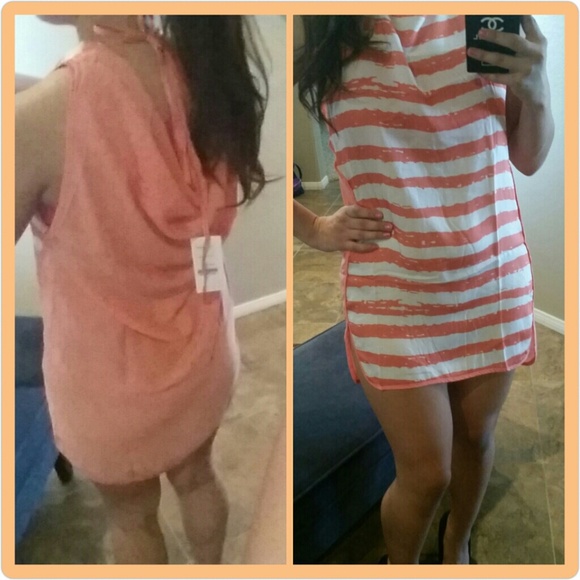 Dresses & Skirts - Flowey orange dress