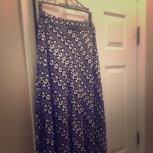 Black and White Aztec Skirt
