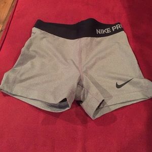Nike pro compression shorts