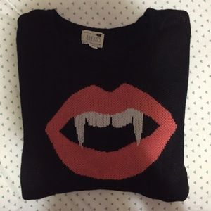 Vampire crop sweater top from PacSun