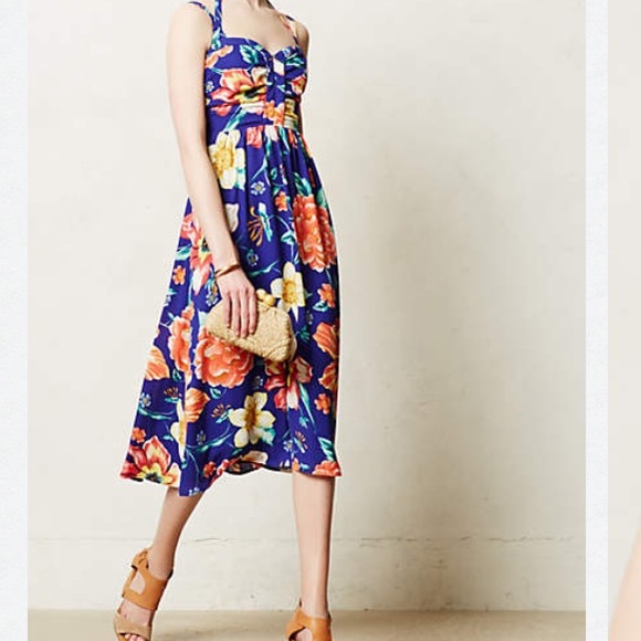 Anthropologie Dresses & Skirts - SUN SUN SUMMER ANTHROPOLOGIS MIDI DRESS!