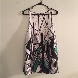Geometric design tank top