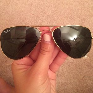 Ray-Ban Green & Gold aviator - SMALL frame