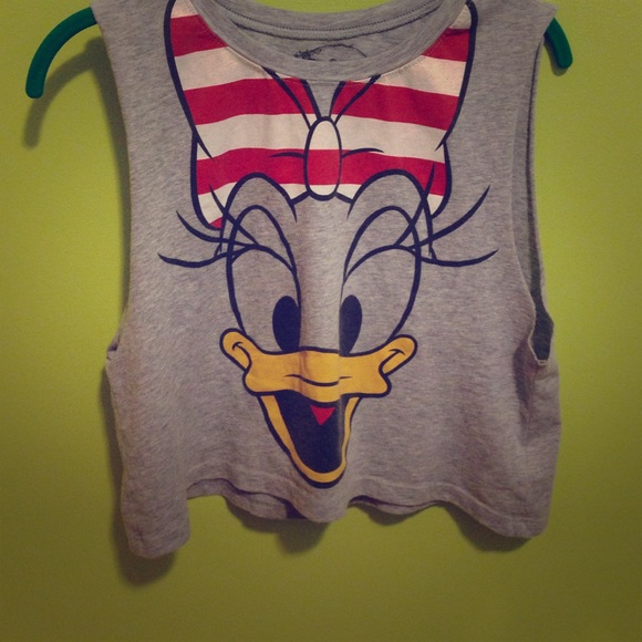 Disney crop top/muscle shirt