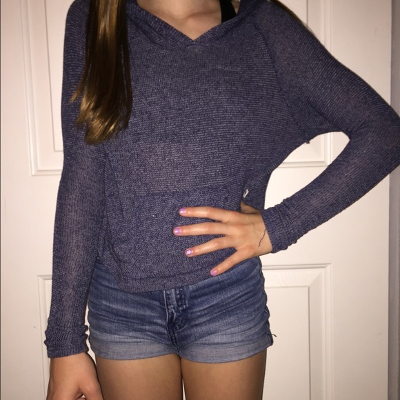 Navy Blue Knit Sweater - Picture 1 of 3