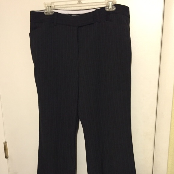 Black Pin strip dress pants.