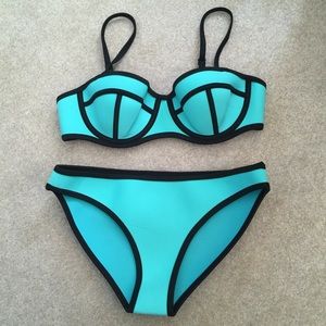 Mint Neoprene Bikini