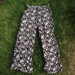 Flowy floral pants from Abercrombie