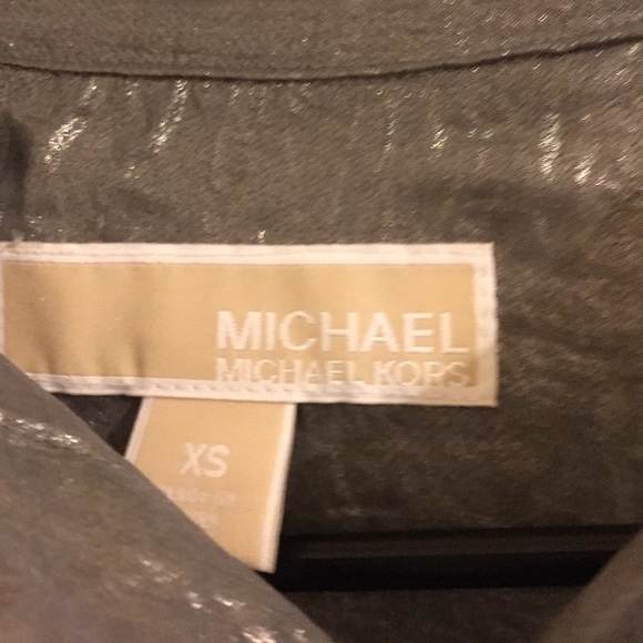 Michael Kors sheer metallic top - Picture 2 of 2